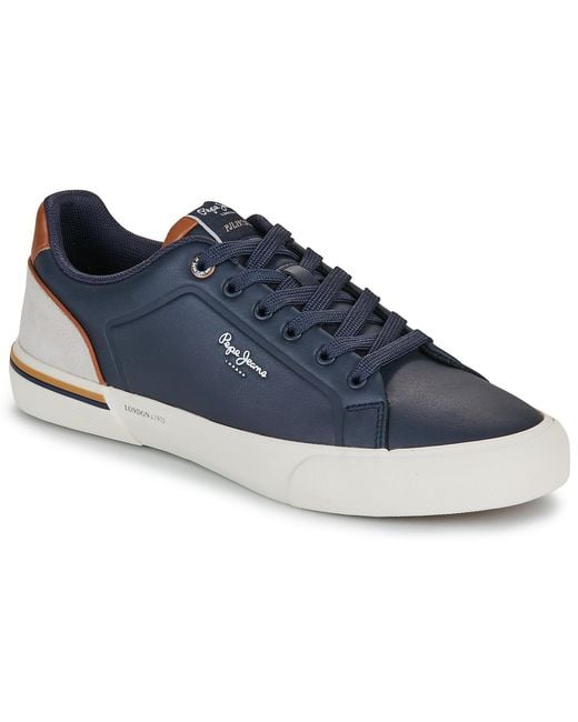 Pepe Jeans Blue Shoes (trainers) Kenton Campus M for men