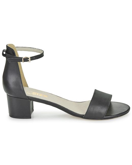 So Size Metallic Heeled Sandals Panana