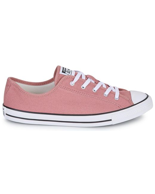 Converse Pink Shoes (trainers) Chuck Taylor All Star Dainty