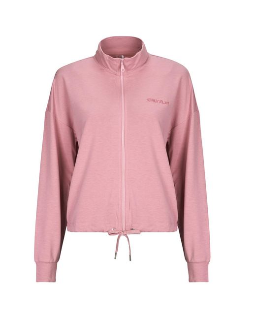 Only Play Pink Sweatshirts Onpfrei Life Fz