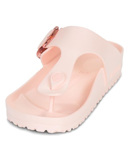 Birkenstock Pink Flip Flops / Sandals (shoes) Gizeh Big Buckle Eva