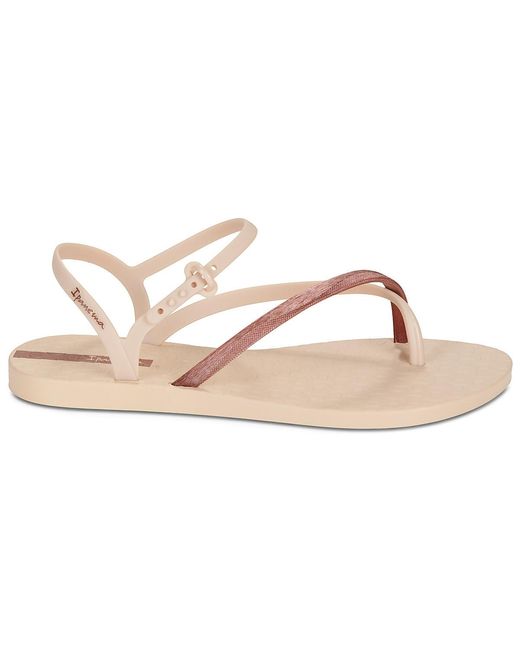 Ipanema Pink Flat Sandals Elegant Sandal Fem