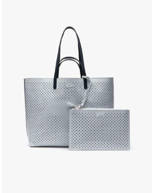 Lacoste anna large sale reversible shopping bag