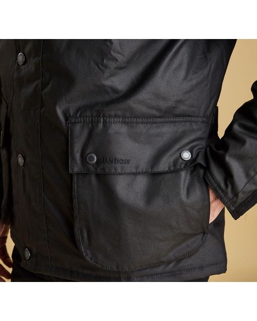 Barbour Strathyre Wax Jacket Black for Men | Lyst