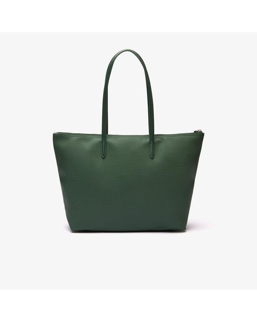Lacoste Women's L.12.12 Concept Zip Tote Bag Sequoia in Green | Lyst