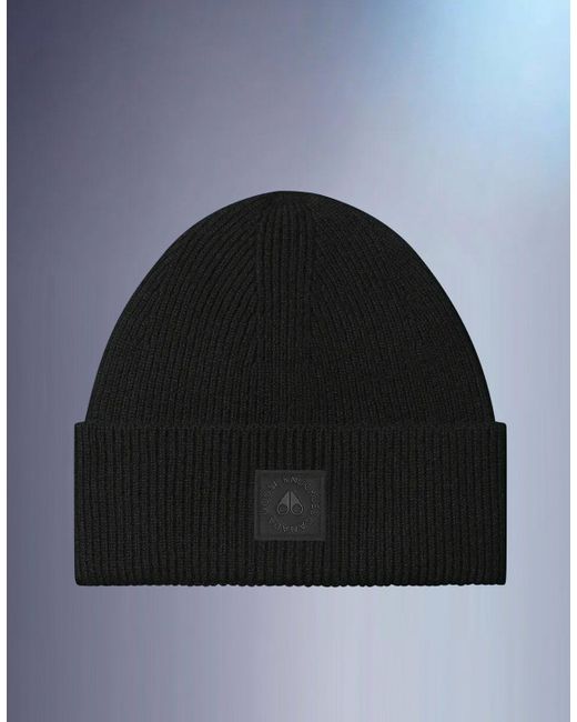 Moose Knuckles Snowbank Beanie Men Black for Men Lyst