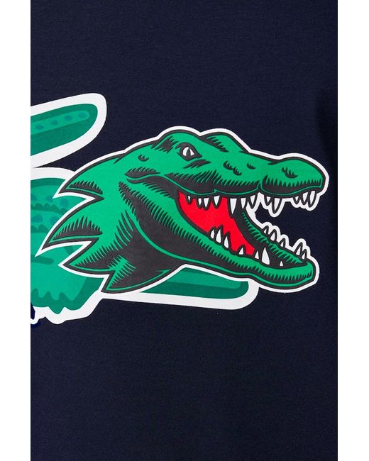 Lacoste Men's Relaxed Fit Oversized Crocodile T-shirt Marine in Blue for  Men | Lyst