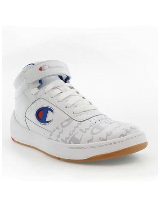Champion Super C Court Leather Sneakers White for Men | Lyst