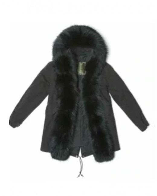 MR & MRS Zarina Parka Midi Zarina Quilt Lining Black/black Lyst