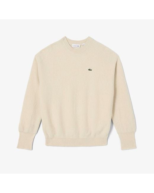 Lacoste cashmere sweater deals