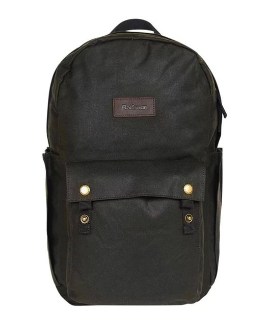 Barbour Cotton Explorer Wax Backpack Olive in Black for Men Lyst