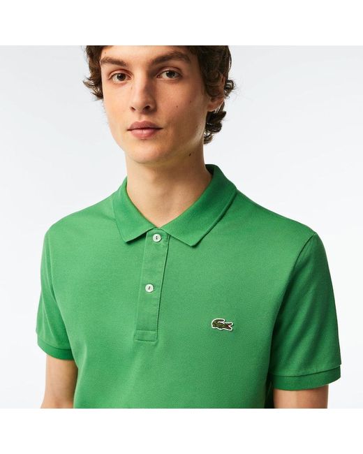 Men's slim fit polo in petit pique Clearance