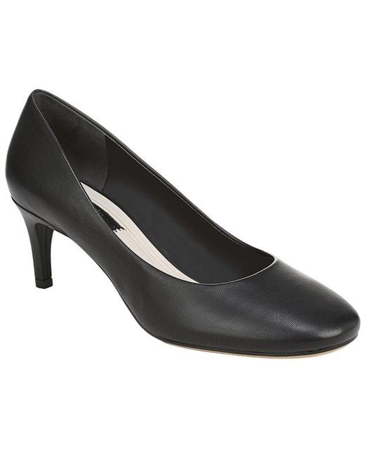 Franco Sarto Black L-Kamari Leather Pump