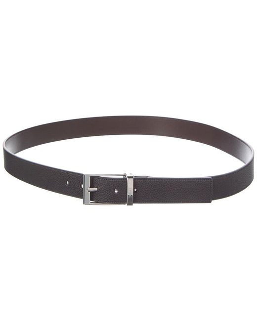 Bally Black Sasent 35 Reversible & Adjustable Leather Belt for men