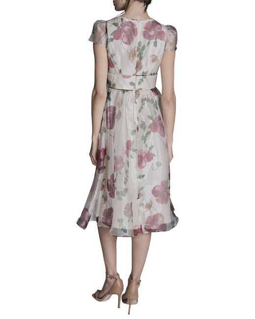BCBGMAXAZRIA White Fit And Flare Dress