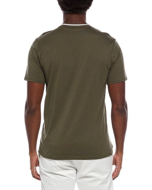 Karl Lagerfeld Green Small Logo T-Shirt for men