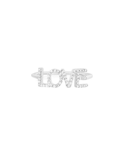 Forever Creations USA Inc. White Signature Collection 14K 0.15 Ct. Tw. Diamond Love Ring