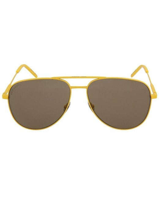 Saint Laurent Metallic Classic11 59mm Sunglasses for men