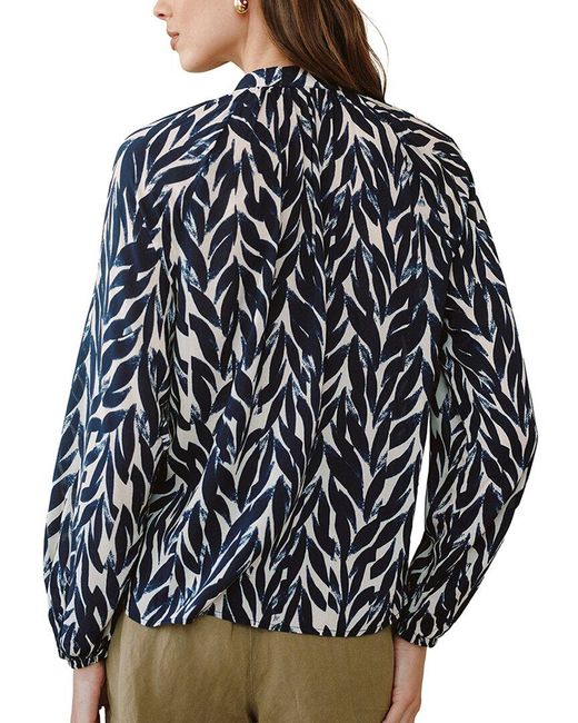 Bella Dahl Blue Raglan Shirt