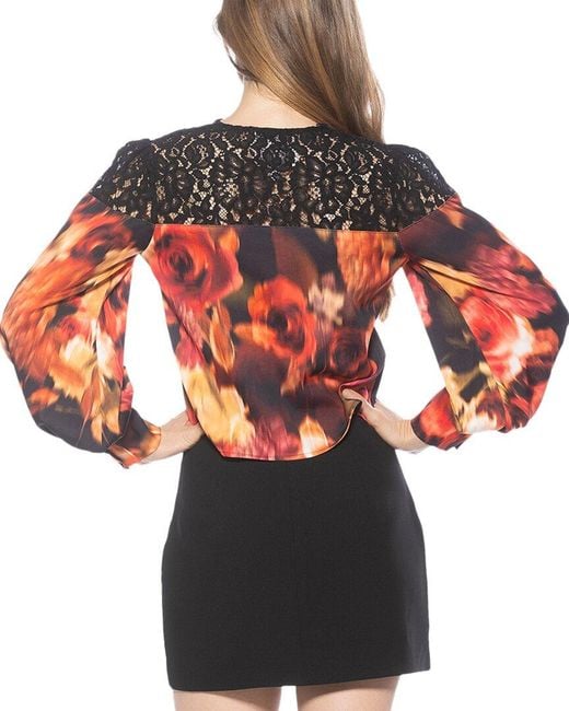 Alexia Admor Red Bryne Top