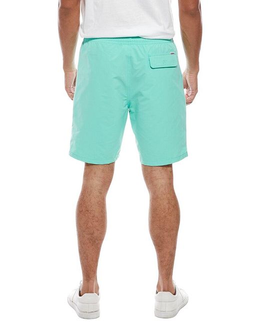 COSTA APPAREL Green Elastic Drawstring Boardshort for men