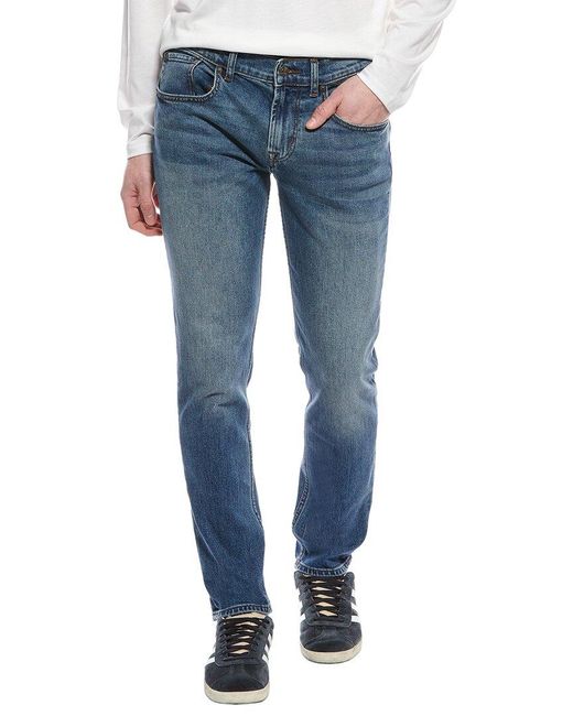 7 For All Mankind Blue Slimmy Stow Tapered Jean for men