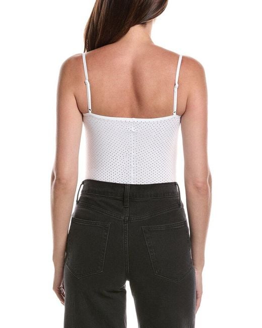 Commando White Commando Pty Starter Straight Cami Bodysuit