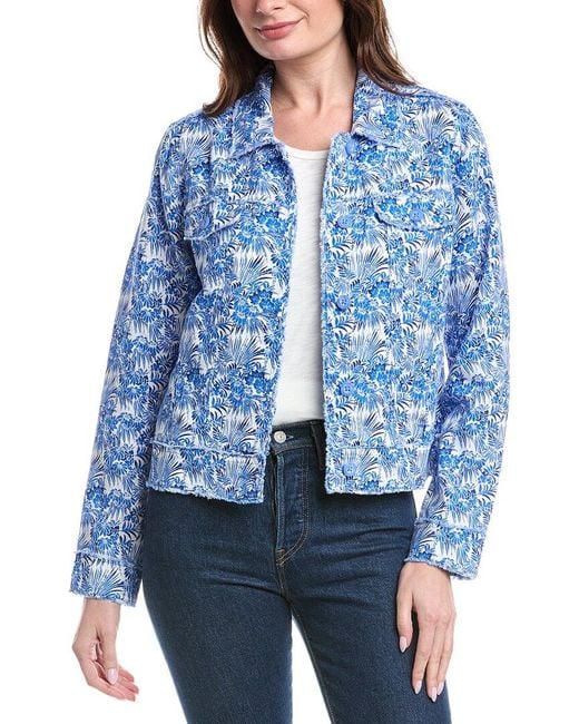 Tommy Bahama Blue Fantastic Fronds Linen Jacket