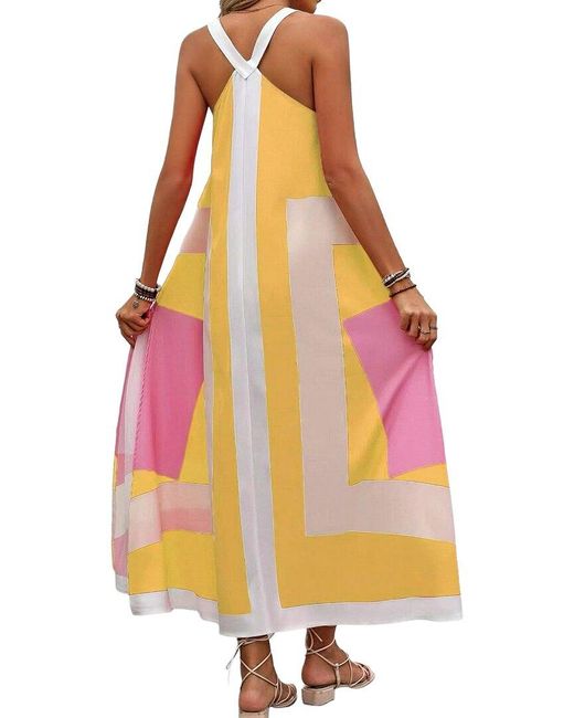 LOEY Orange Midi Dress