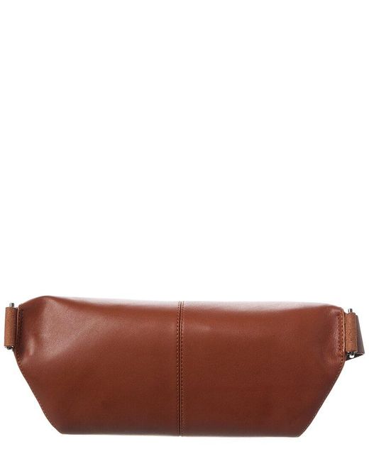 Cole Haan Brown American Classics Leather Sling Bag for men