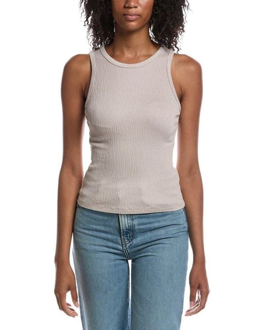 Michael Stars Blue Kira Easy Tank Top