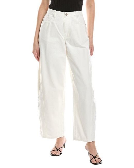 WeWoreWhat White Barrel Jean