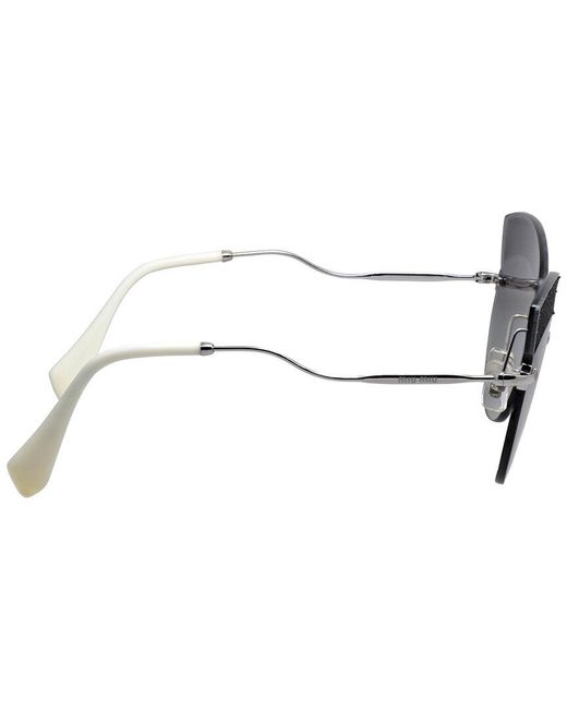 Miu Miu Metallic Mu58Ts 65Mm Sunglasses