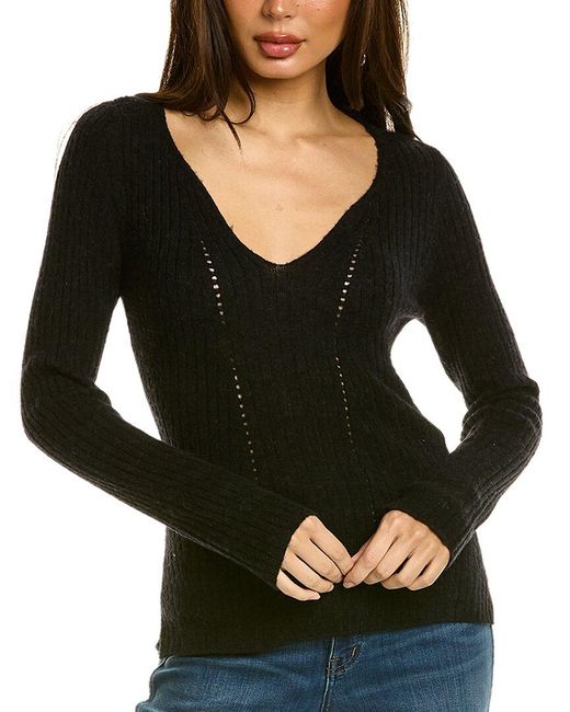 AllSaints Black Rhoda Wool & Alpaca-blend Sweater