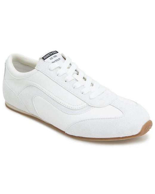 Kenneth Cole White Alma Leather Sneaker