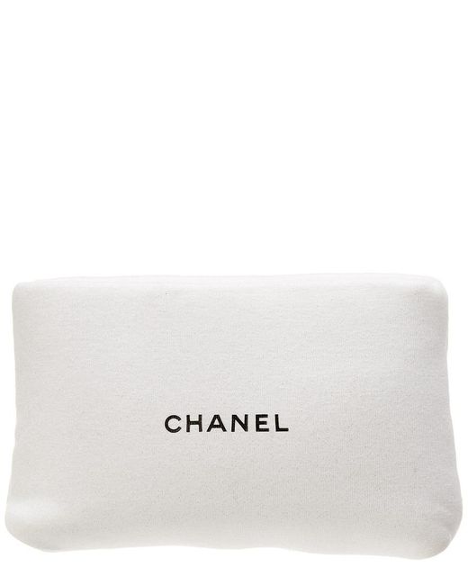 Chanel White Cosmetic Pouch | Lyst