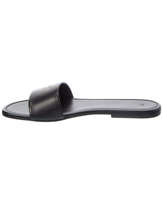 Céline Black Coast Leather Mule