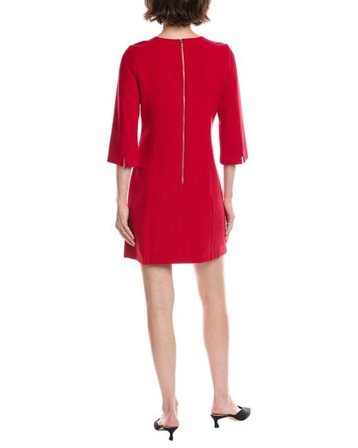 Alice + Olivia Red Gem Shift Dress
