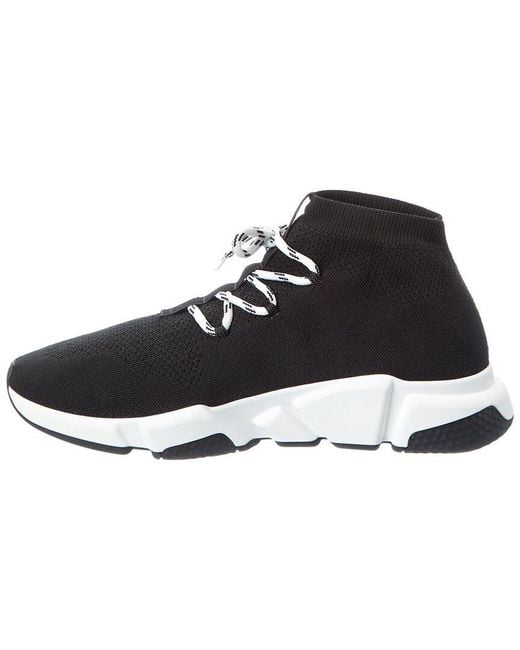 Balenciaga Black Speed Lt Lace-Up Sneaker for men
