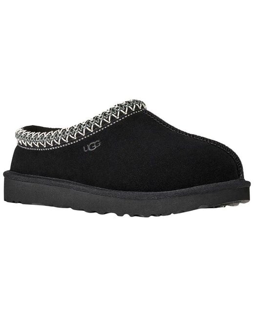 Ugg Black Tasman Ii Suede Slipper