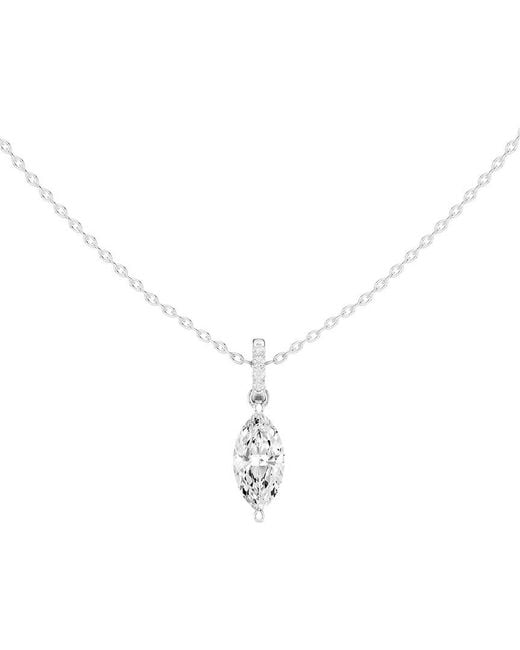 Amairah White 14K 1.75 Ct. Tw. Lab-Grown Diamond Fashion Necklace