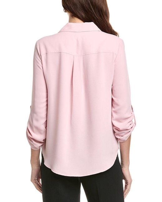 Jones New York Pink Button Shirt