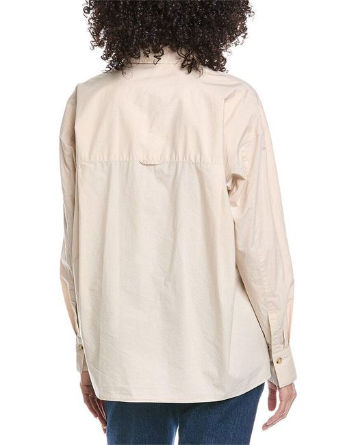 Vince Natural Convertible Button Shirt