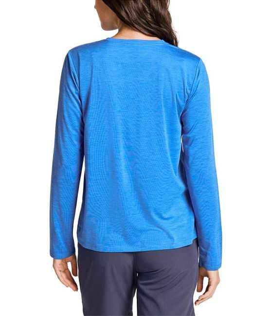 Life Is Good. Blue Long Sleeve Sun Crusher T-Shirt