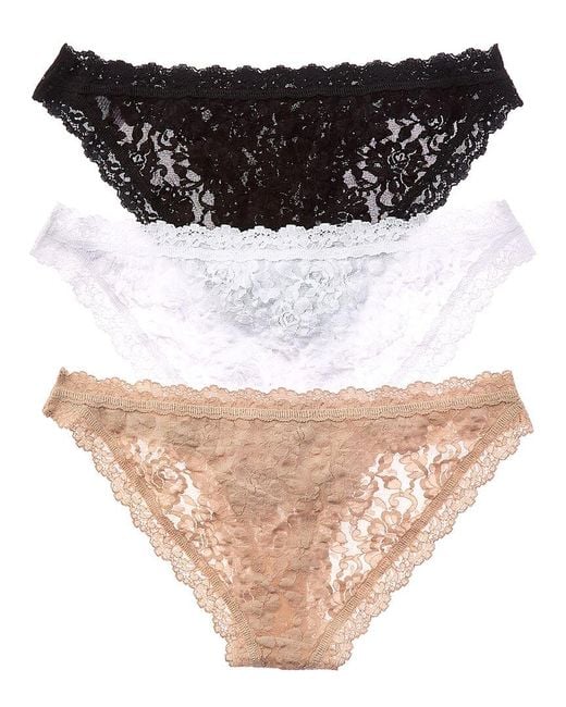 Hanky Panky Brown Set Of 3 Brazilian Bikini