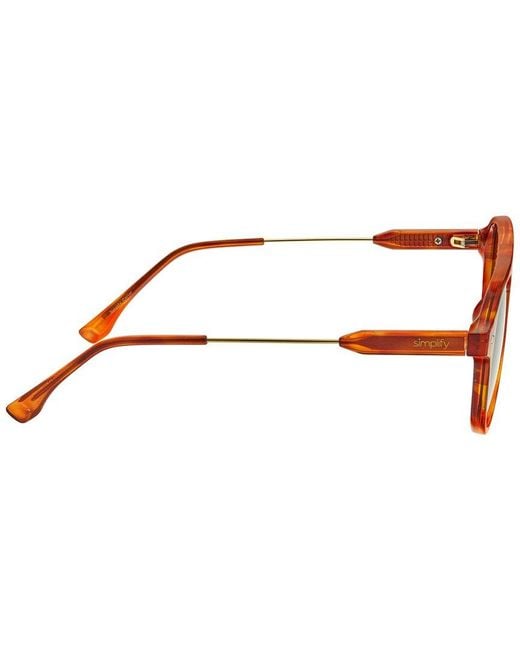 Simplify Brown Ssu127-c5 51mm Polarized Sunglasses for men