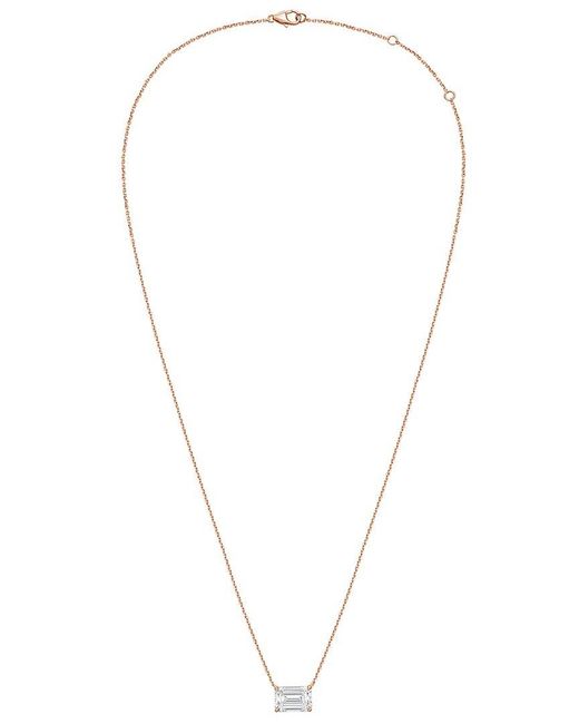 Diana M Multicolor Diana M. 14K Rose 15.00 Ct. Tw. Lab-Grown Diamond Pendant Necklace
