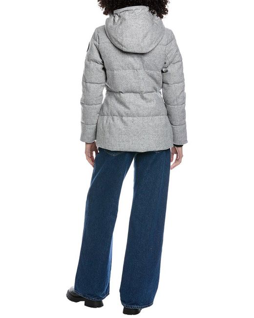 Canada Goose Gray Chelsea Wool Parka