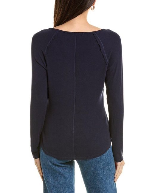 XCVI Blue Wearables Bryant Top
