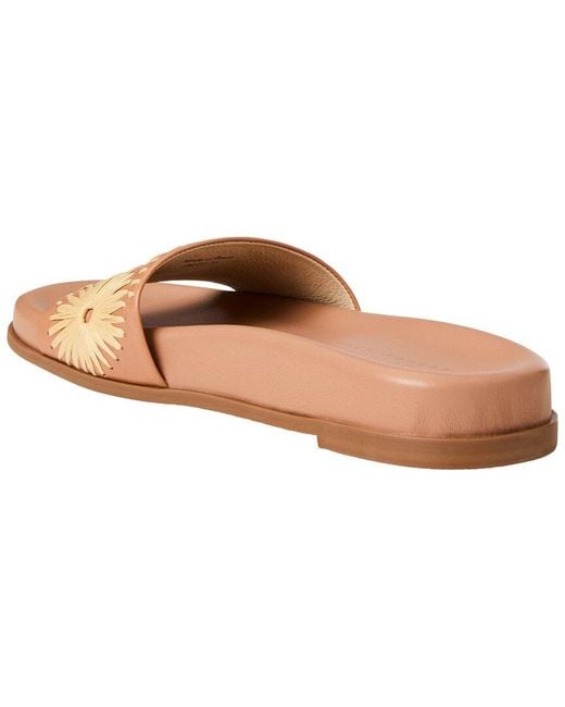 Jack Rogers Brown Somerset Raffia & Leather Sandal